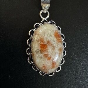 Sunstone .925 Sterling Silver Pendant
